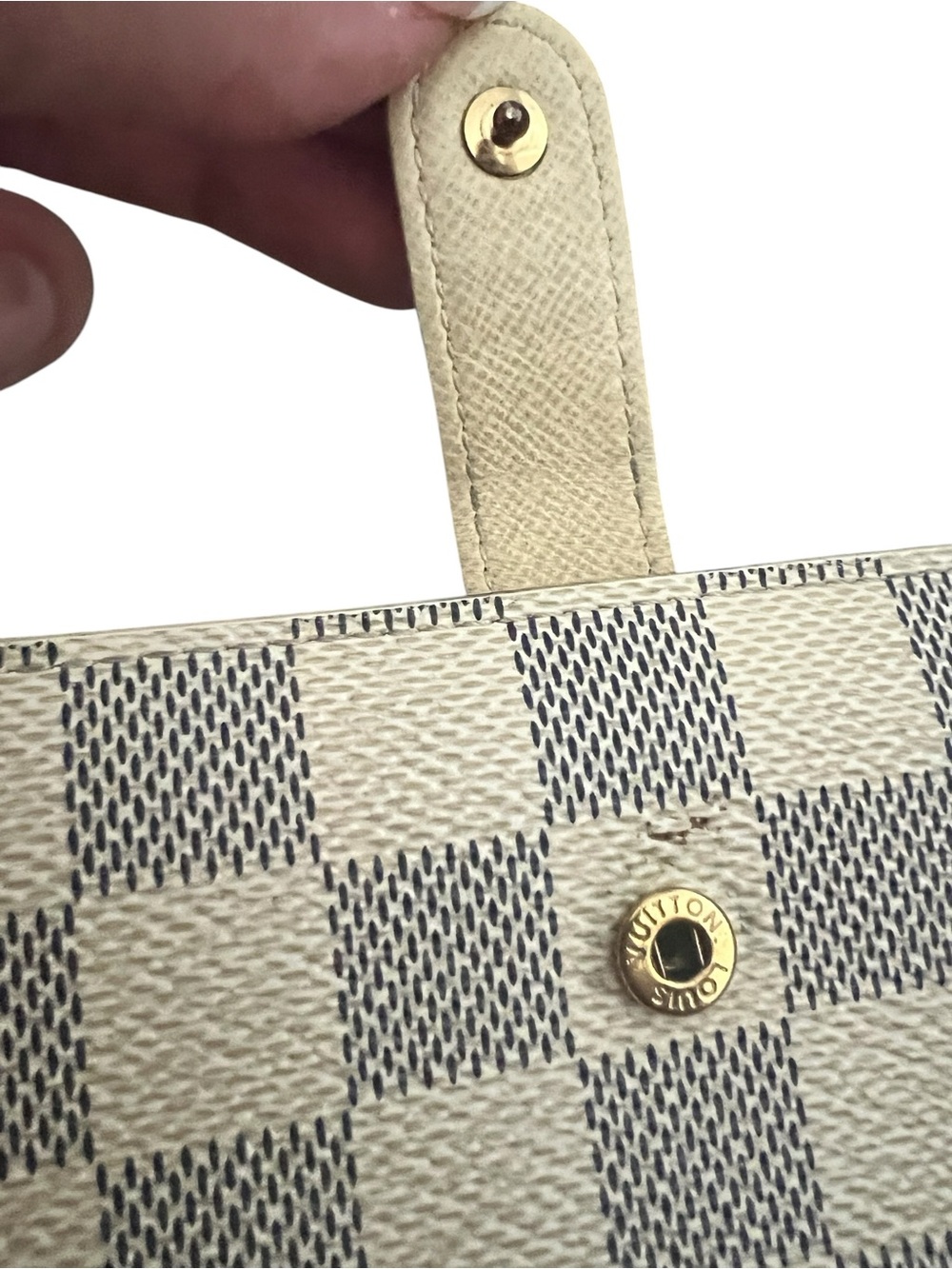 LOUIS VUITTON Damier Azur Portefeuille Viennois Kisslock Wallet - Picture 13 of 14